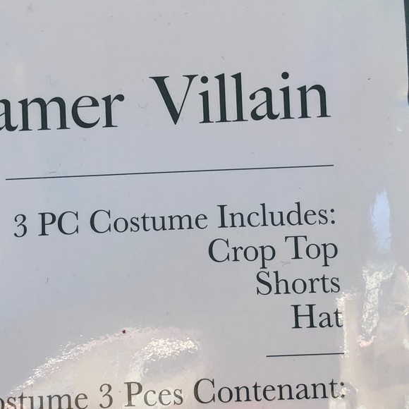 Leg Avenue Gamer Villain Kids Costume - Yellow and Purple - Picture 4 of 4